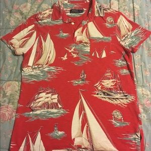 Polo Ralph Lauren Sailing Yacht Print Shirt S